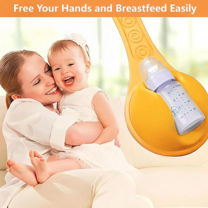Bottle Holder, Hands-Free Bottle Holder, Specially Designed For Parents, With A Cape-Like Design To Prevent Slippage, And Fits Most Bottle Sizes.