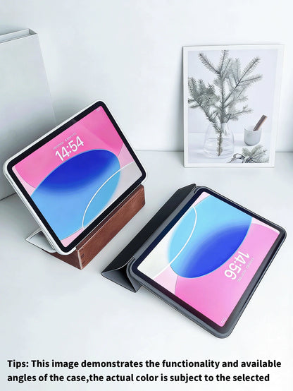 Bow-Knot 2025 Minimalist Bowknot Pattern Tablet Protective Case, Suitable For IPad 7/8/9/10th Gen/Pro 12.9/Pro 11/11th Gen (A16), Galaxy Tab S6 Lite/Galaxy Tab A11+ 2025, Provides Soft Shock-Proof Pro