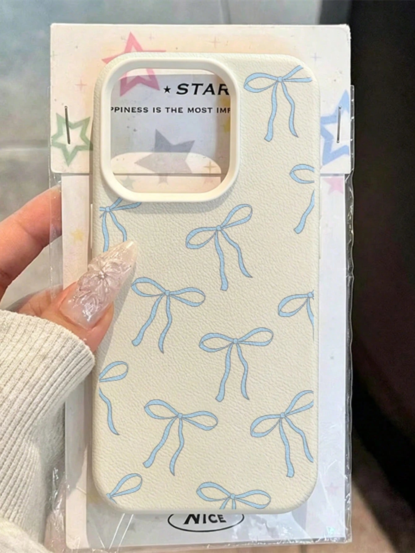 Bow-Knot Element Pink TPU Fashion Shockproof 1pc Pink Bow Pattern Transparent Full Coverage Shockproof TPU Phone Case Compatible With IPhone 16, 15, 14, 13, 12, 11 Pro Max, S24/23/22/21 Ultra, A55/54