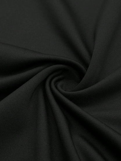 Boyue68-Women's Sexy Fitted Mini Dress, Sleeveless Solid Color Minimalist Lightweight Tank Dress, Sexy Party Style, Sculpted Fit Black