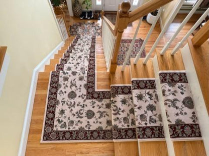 Dynamic Stair Runner Brilliant Beige Stair Runner 7226-191 - 26 and 33 Inch Sold By the Foot