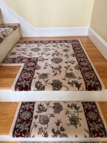 Dynamic Stair Runner 26in x 12in Bullnose Brilliant Beige Stair Runner 7226-191 - 26 and 33 Inch Sold By the Foot