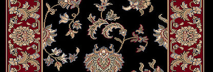 Dynamic Stair Runner Brilliant Black Stair Runner 7226-090 - 26 and 33 Inch Sold By the Foot