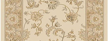 Dynamic Stair Runner Brilliant Ivory Runner 7226-121 - 26 and 33 Inch Sold By the Foot