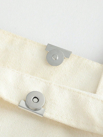 Canvas Bag Wallet Magnetic Alloy Buckle Edge, 20*7mm, 4 Colors Available, Seamless Magnetic Buckle, DIY Craft Accessories, Bag Snap Button Accessories, Faux Leather Bag Snap Hidden Button, No-Sew Butt