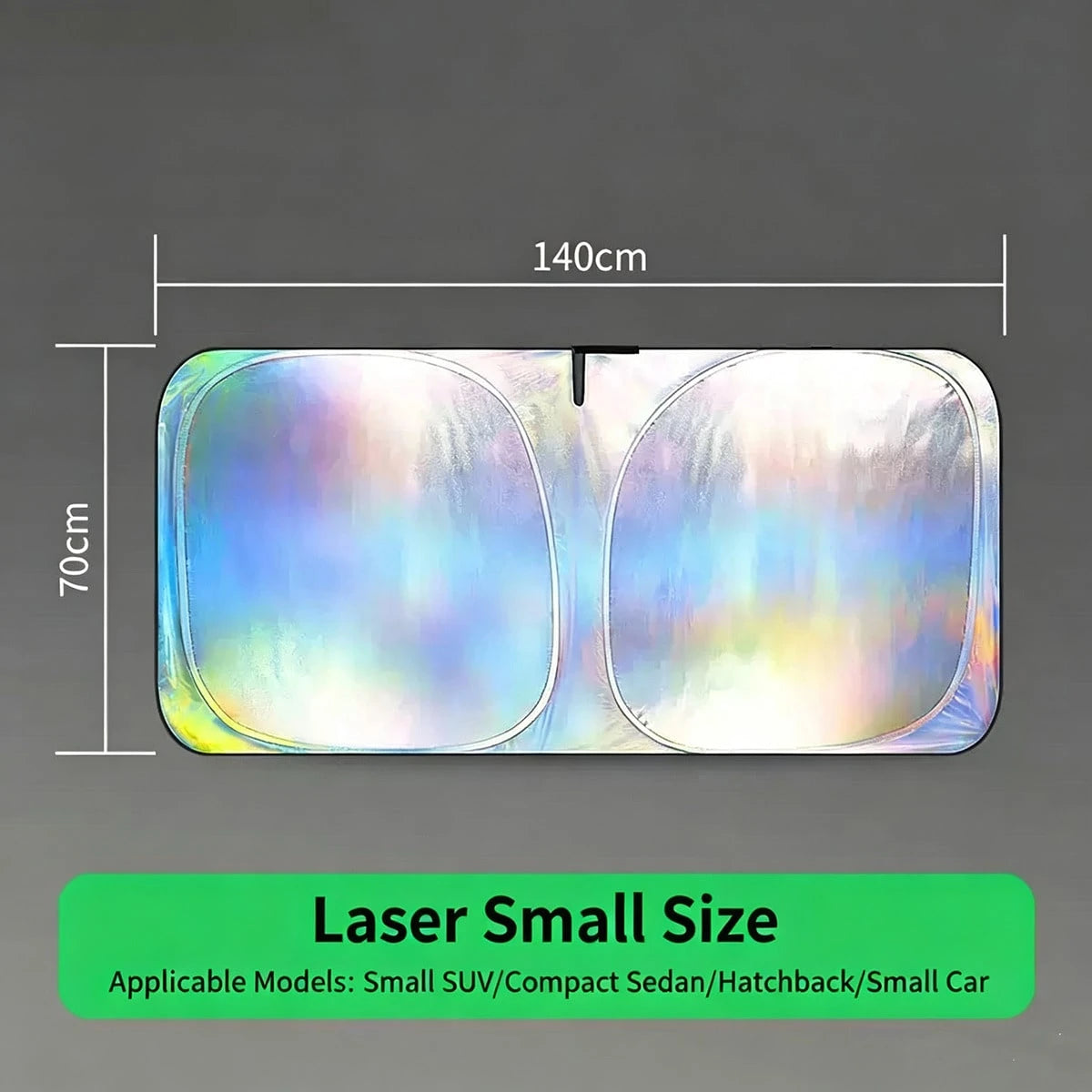 Car Front Windshield Sun Shade, Summer Heat Insulation Sunshade, Foldable Front Window Sunshade, UV Protection, Car Interior Cooling, Suitable For Most Car Models