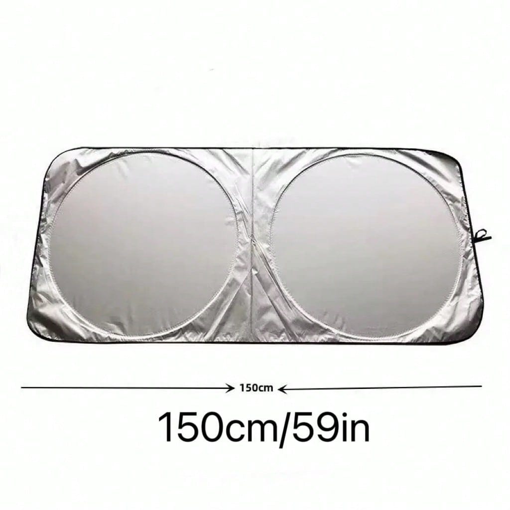 Car Front Windshield Sun Shade, Summer Heat Insulation Sunshade, Foldable Front Window Sunshade, UV Protection, Car Interior Cooling, Suitable For Most Car Models