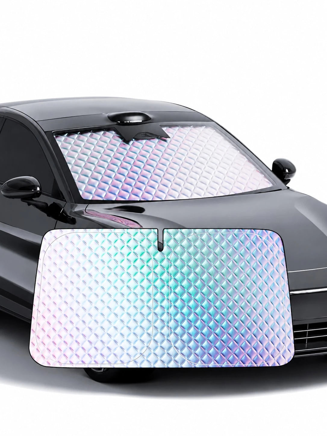 Car Front Windshield Sunshade- Portable Car Sunshade With Heat Insulation, Cooling And Anti-Glare Effects, Enhancing Driving Comfort. Essential Car Sunshade, Suitable For All Seasons