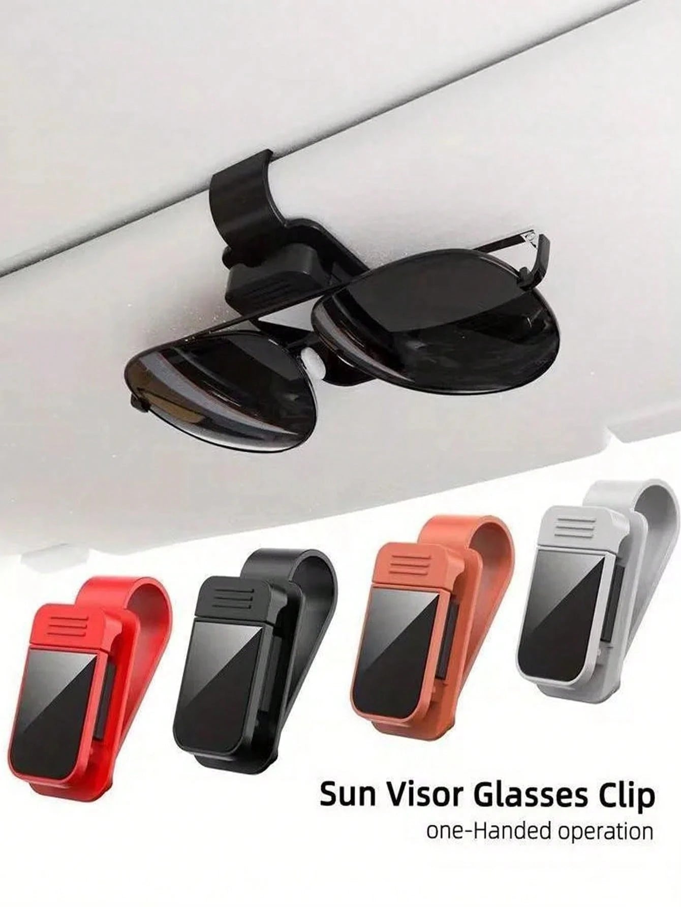 Car Glasses Clip, Car Sun Visor Storage Clip, Custom Glasses Frame, Hanging Glasses Clip For Car Interior
