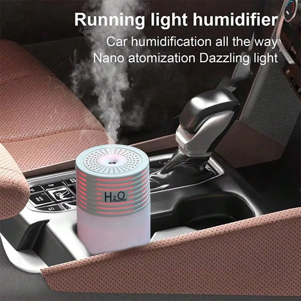 Car Humidifier Aromatherapy Essential Oil Diffuser USB Mist Mini Portable For Car Home Office Bedroom, 300ML