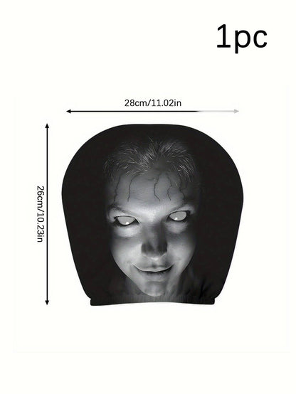 Car Interior Face Pattern Design Backrest Cover