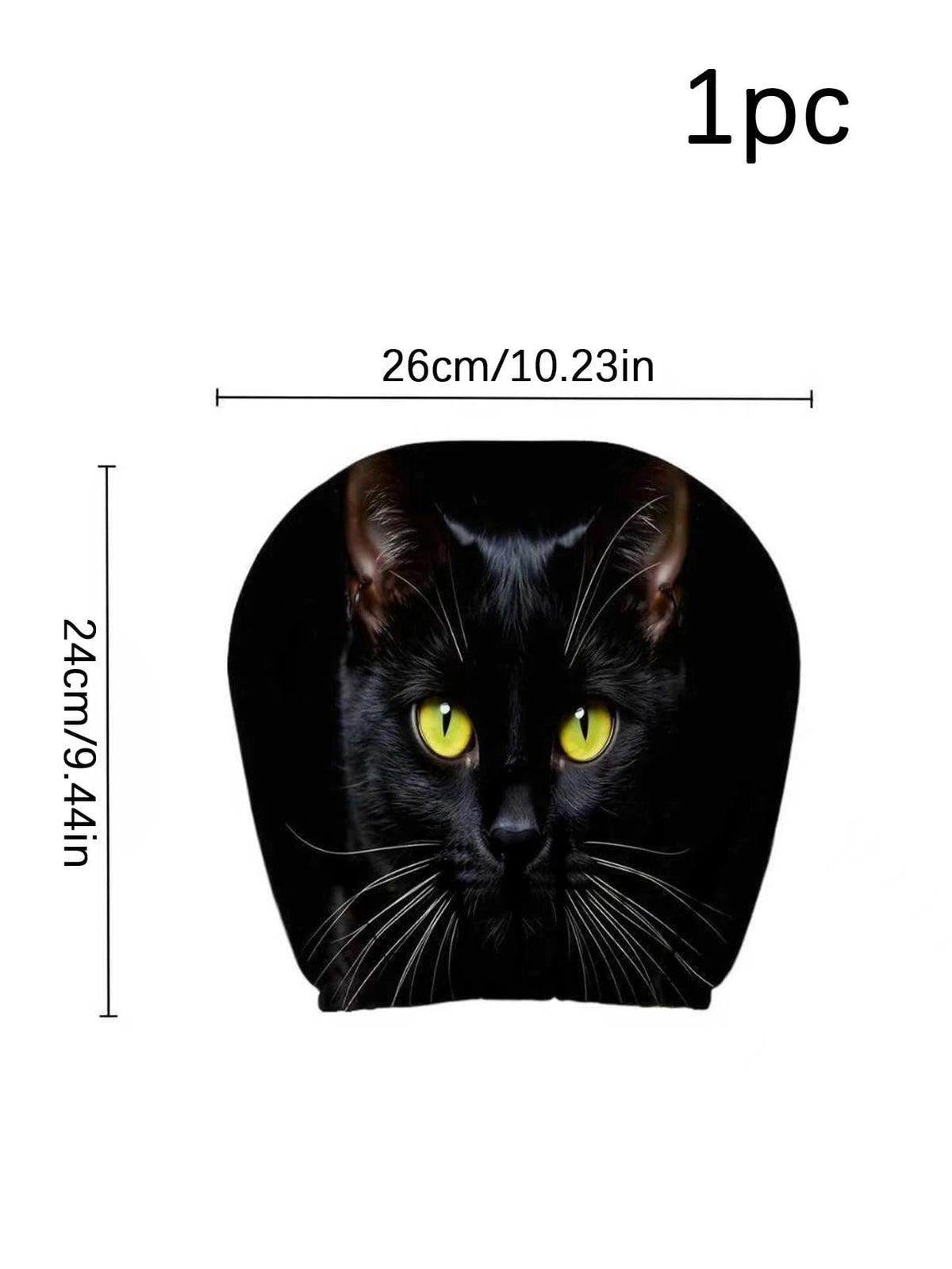 Car Interior Face Pattern Design Backrest Cover
