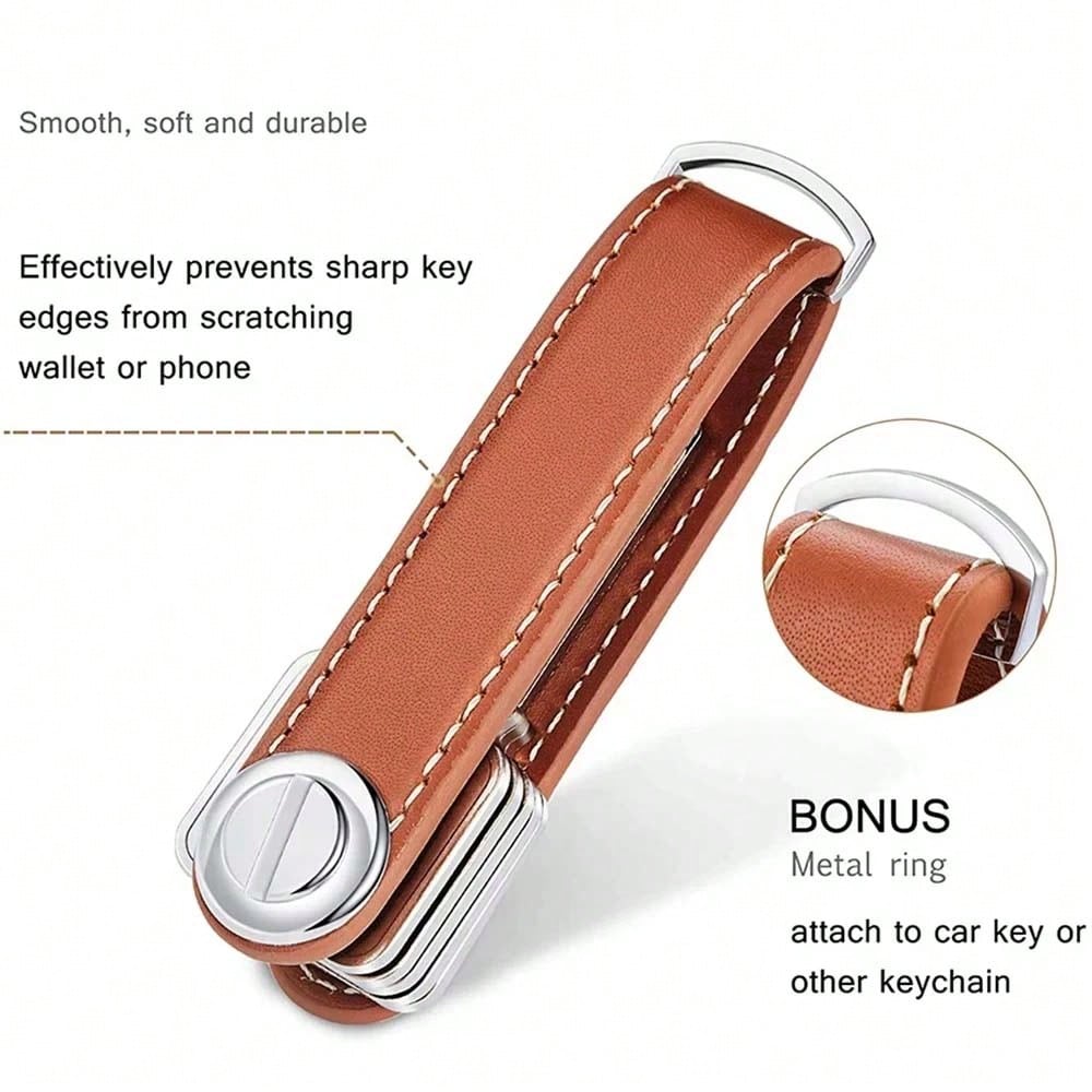Car Key Pouch Bag Case Wallet Holder Chain Key Wallet Ring Collector Housekeeper Pocket Key Organizer Smart Keychain