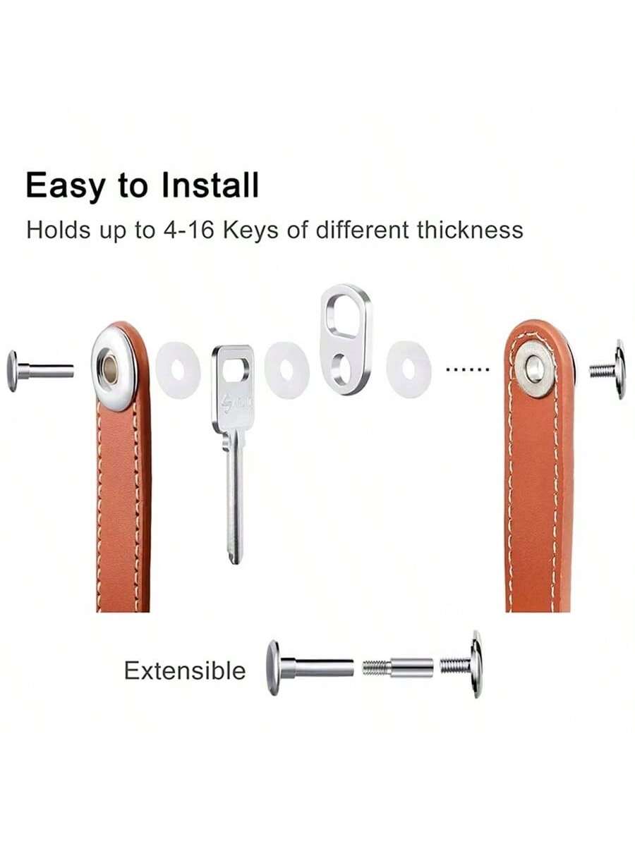 Car Key Pouch Bag Case Wallet Holder Chain Key Wallet Ring Collector Housekeeper Pocket Key Organizer Smart Keychain