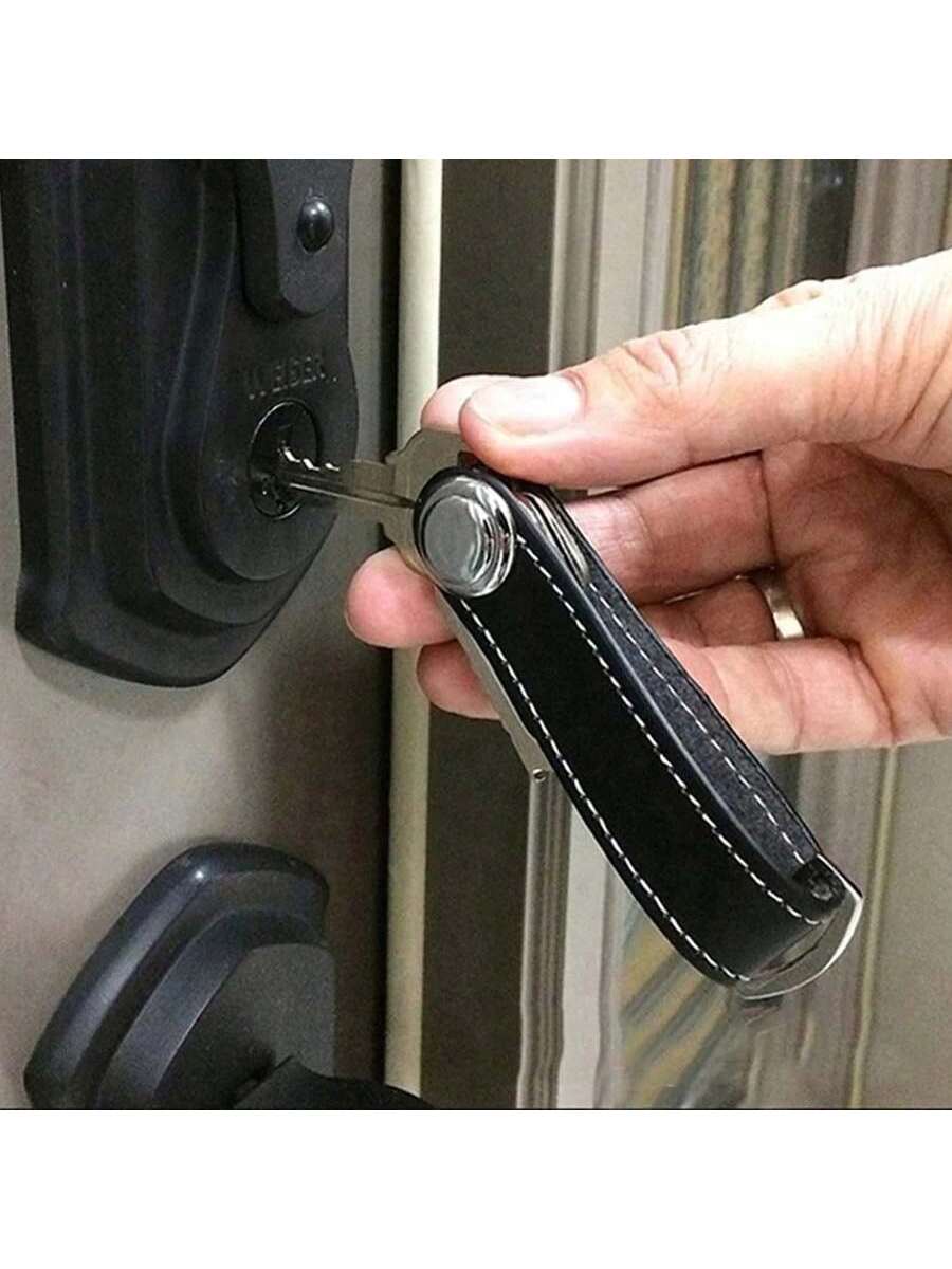 Car Key Pouch Bag Case Wallet Holder Chain Key Wallet Ring Collector Housekeeper Pocket Key Organizer Smart Keychain