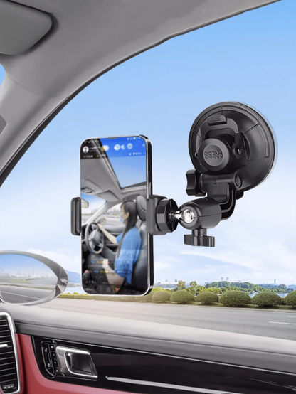Car Mobile Phone Shooting Bracket Mobile Phone Car Navigation Bracket Suction Cup Car Selfie Live Video Fixed Bracket