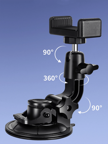 Car Mobile Phone Shooting Bracket Mobile Phone Car Navigation Bracket Suction Cup Car Selfie Live Video Fixed Bracket