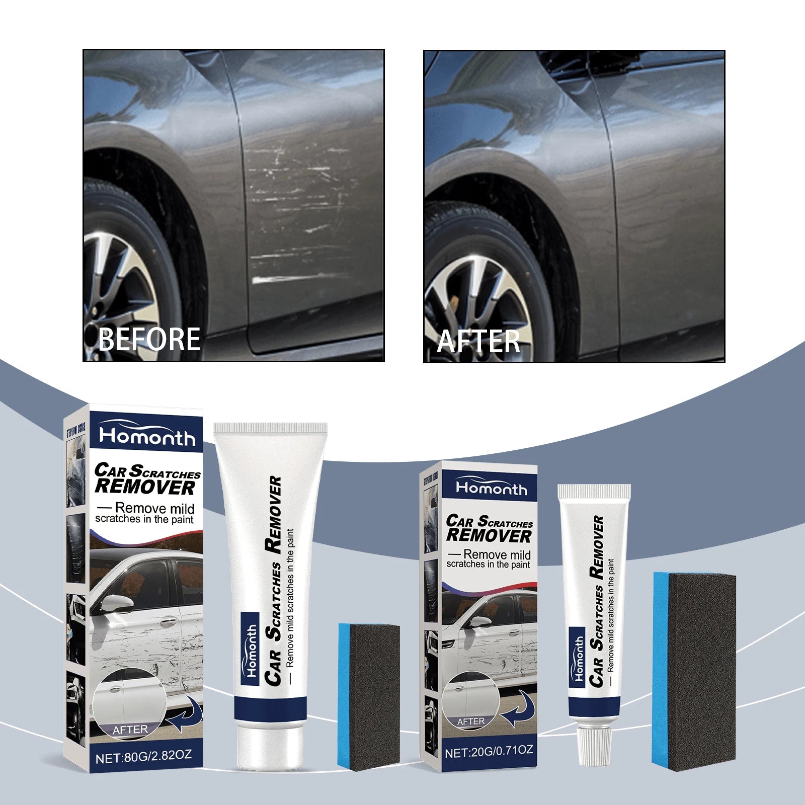 Car Scratch Repair Cream, Scratch Remover, Automotive Abrasive Polishing Paint Care Products