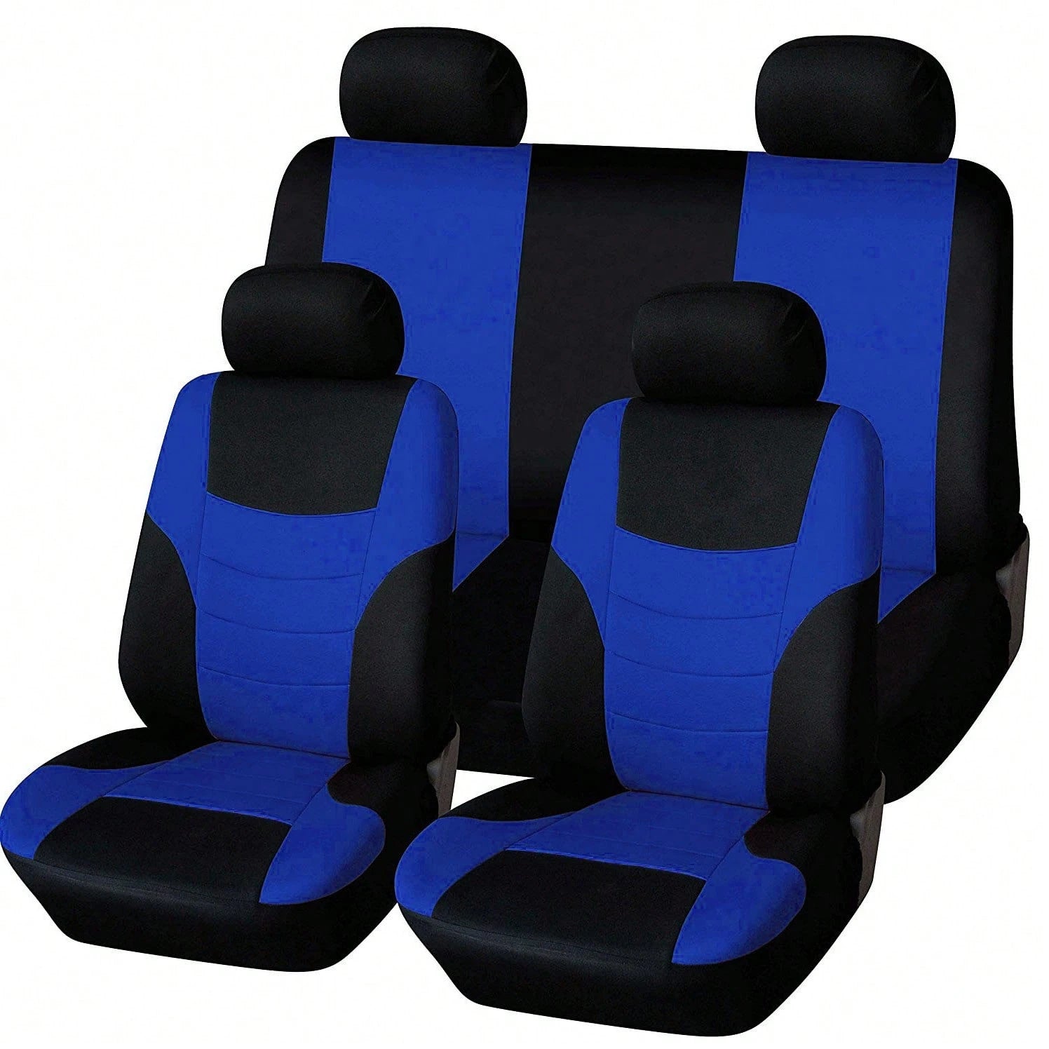 Car Seat Covers 5-Seater Full Coverage Fabric Seat Covers Protective Seat Covers Universal Fit For Most Car Models All-Season