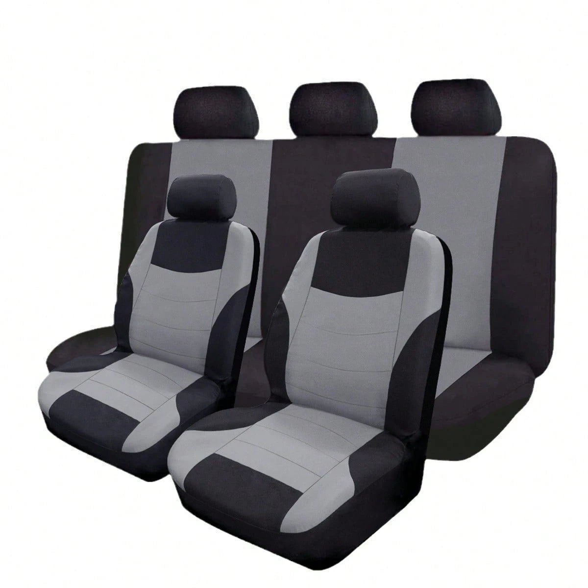 Car Seat Covers 5-Seater Full Coverage Fabric Seat Covers Protective Seat Covers Universal Fit For Most Car Models All-Season