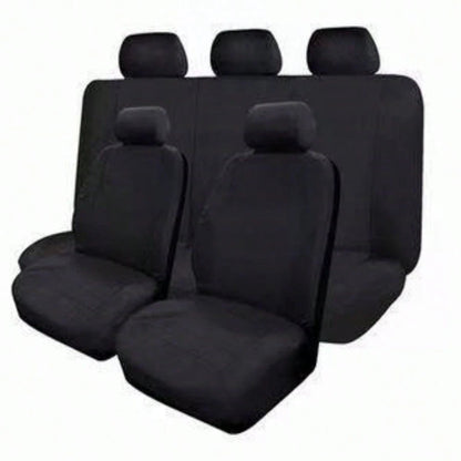 Car Seat Covers 5-Seater Full Coverage Fabric Seat Covers Protective Seat Covers Universal Fit For Most Car Models All-Season