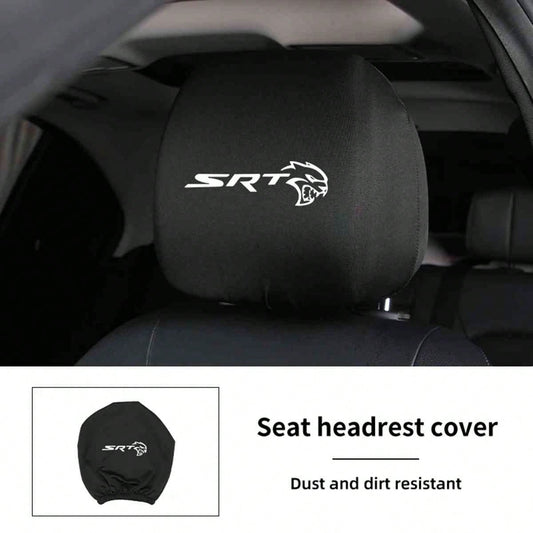 Car Seat Headrest Cover Anti-Dirty Elastic Protective Covers For Dodge SRT Journey Charger Challenger Caliber Nitro Durango