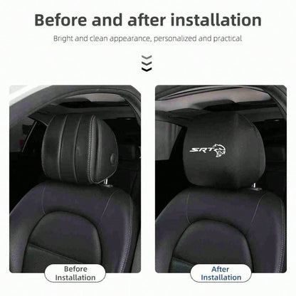 Car Seat Headrest Cover Anti-Dirty Elastic Protective Covers For Dodge SRT Journey Charger Challenger Caliber Nitro Durango
