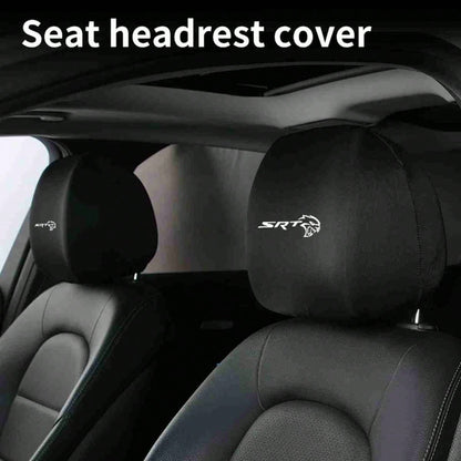 Car Seat Headrest Cover Anti-Dirty Elastic Protective Covers For Dodge SRT Journey Charger Challenger Caliber Nitro Durango