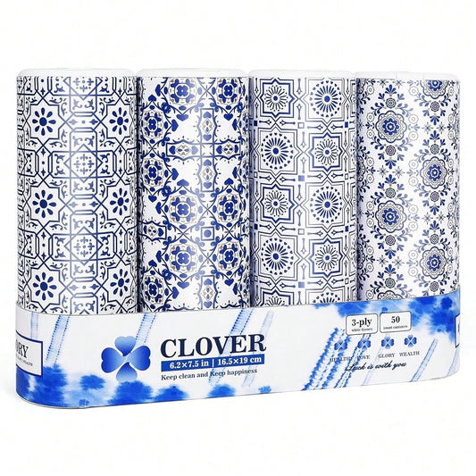 Car Tissue Holder With Facial Tissues Bulk,4 Tubes Lotion, Travel Tissues For Cup Holder, Car Tissues Cylinder With Gift Wrapping(3-Ply,200 Sheets)
