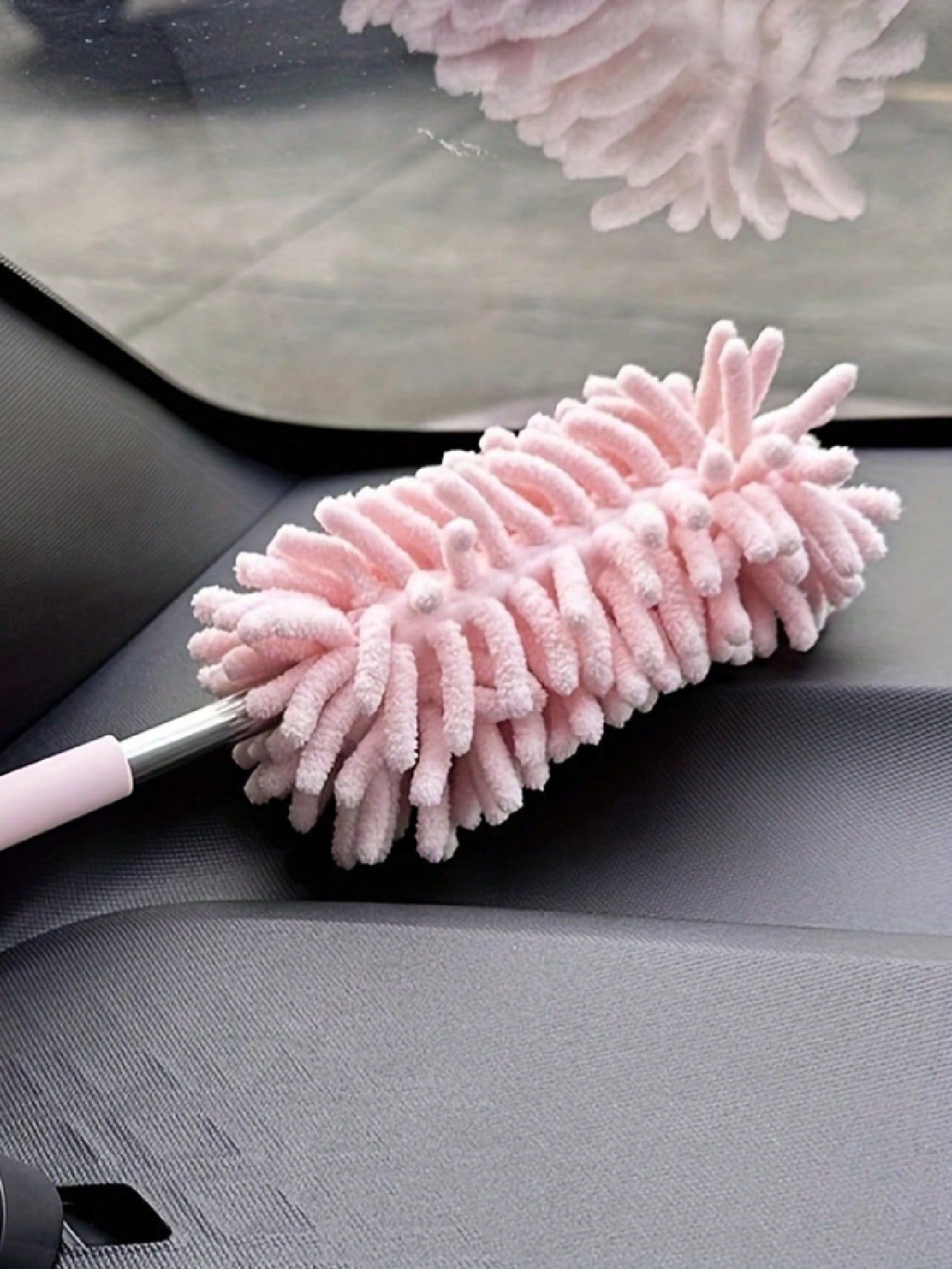 Car Wash Kit,3/4pcs Mini Expandable & Flexible Microfiber Car Duster Brushes- Car Vent Cleaning Gel And Interior Detail Soft Brushes