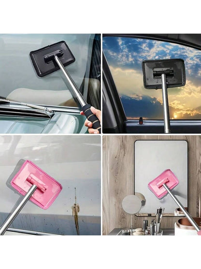 Car Wash Kit,3/4pcs Mini Expandable & Flexible Microfiber Car Duster Brushes- Car Vent Cleaning Gel And Interior Detail Soft Brushes