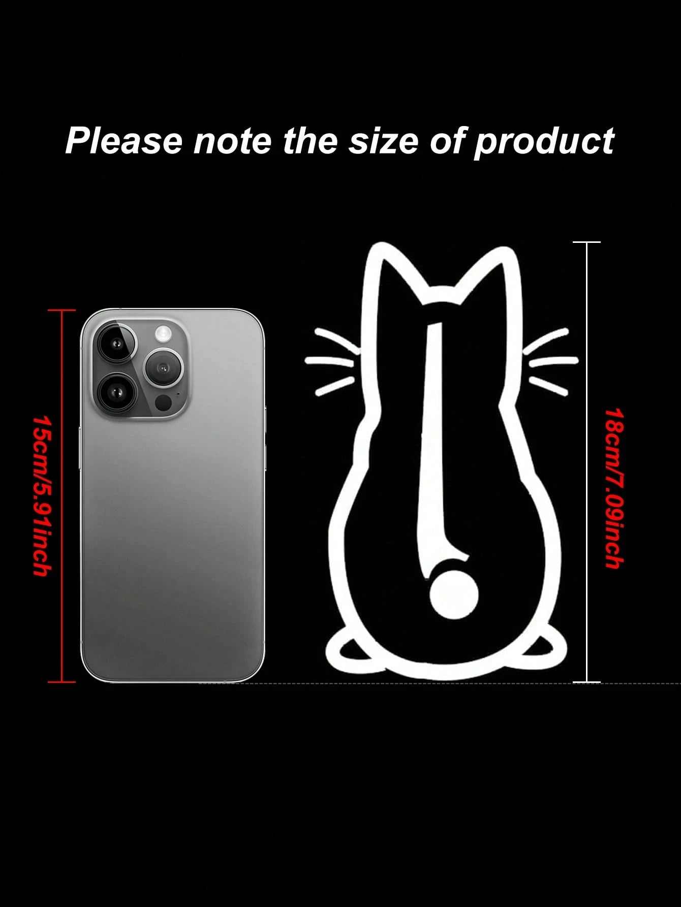 Cat Rear Window Wiper Decal Rearview Mirror Sticker Women's Rearview Mirror Car Sticker Vinyl Sticker Car Scratch Protection Film Glass Decorative Car Sticker, Suitable For Window Stickers Exquisite C
