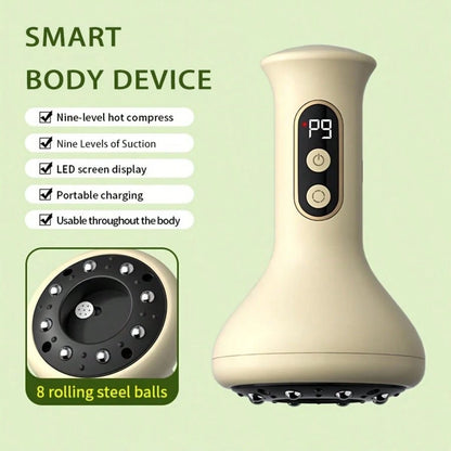 CGECGE All-In-One Electric Massager; Large-Capacity Battery For Long-Lasting And Durable Use; 9 Massage Levels; 8 Rollers; Simple Operation; Suitable For Office/Home Use.