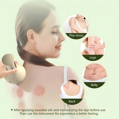 CGECGE All-In-One Electric Massager; Large-Capacity Battery For Long-Lasting And Durable Use; 9 Massage Levels; 8 Rollers; Simple Operation; Suitable For Office/Home Use.