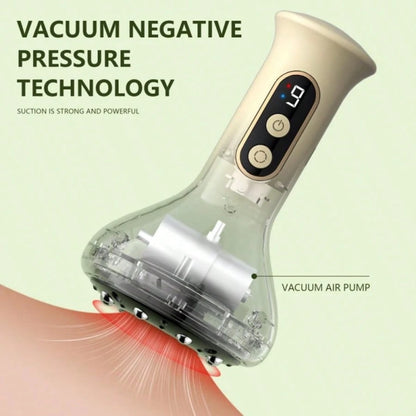 CGECGE All-In-One Electric Massager; Large-Capacity Battery For Long-Lasting And Durable Use; 9 Massage Levels; 8 Rollers; Simple Operation; Suitable For Office/Home Use.