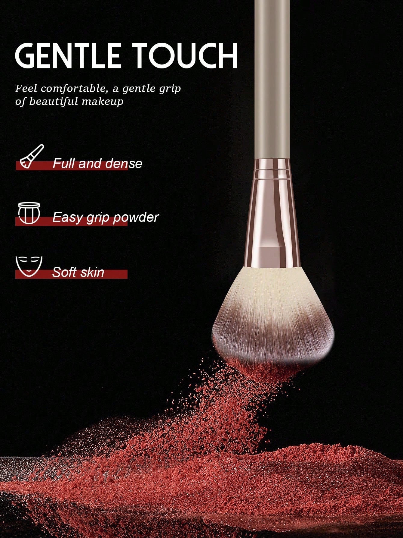 (Champagne Gold )30PCS Makeup Brush Sets Premium Synthetic Hair Eyeshadow Blending Brush Sets Cosmetics Tools+24PCS Makeup Tools Set,Travel,Travel Essential,Valentine's Day,Cheap,Travel Makeup Brush,G