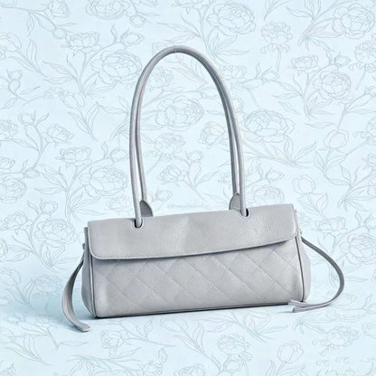 CHAN Suede Series Matte Lightweight Fashion Solid Color Genuine Leather Shoulder Bag For Commuting, Daily Wear, And Dates