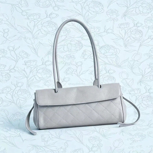 CHAN Suede Series Matte Lightweight Fashion Solid Color Genuine Leather Shoulder Bag For Commuting, Daily Wear, And Dates