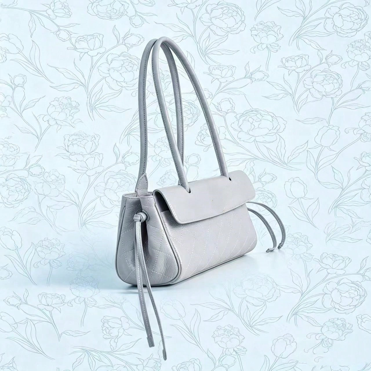 CHAN Suede Series Matte Lightweight Fashion Solid Color Genuine Leather Shoulder Bag For Commuting, Daily Wear, And Dates