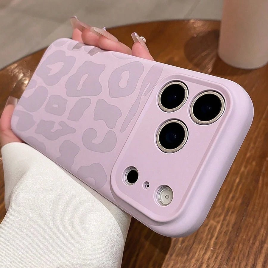 Cheetah,Leopard Print Fashionable Purple Leopard Print Phone Case Compatible With IPhone 17 Pro Max/17 Pro/17/16 Pro Max/16/16 Pro/15/15 Pro Max/15 Pro/11/12/13/14 Pro Max/12 Pro/12 Pro Max/13 Pro/13