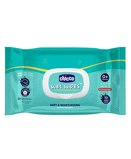 Chicco Comfypro Diaper Pants Extra Large - 22 Pieces &  Wet Wipes with Fliptop - 72 Wipes
