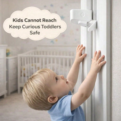 Childproof Door Lock No Drill Safety Locks For Baby Toddler Proof Door Latch Fits