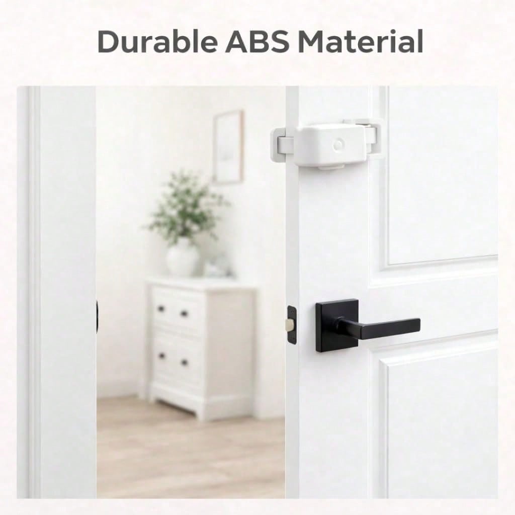 Childproof Door Lock No Drill Safety Locks For Baby Toddler Proof Door Latch Fits