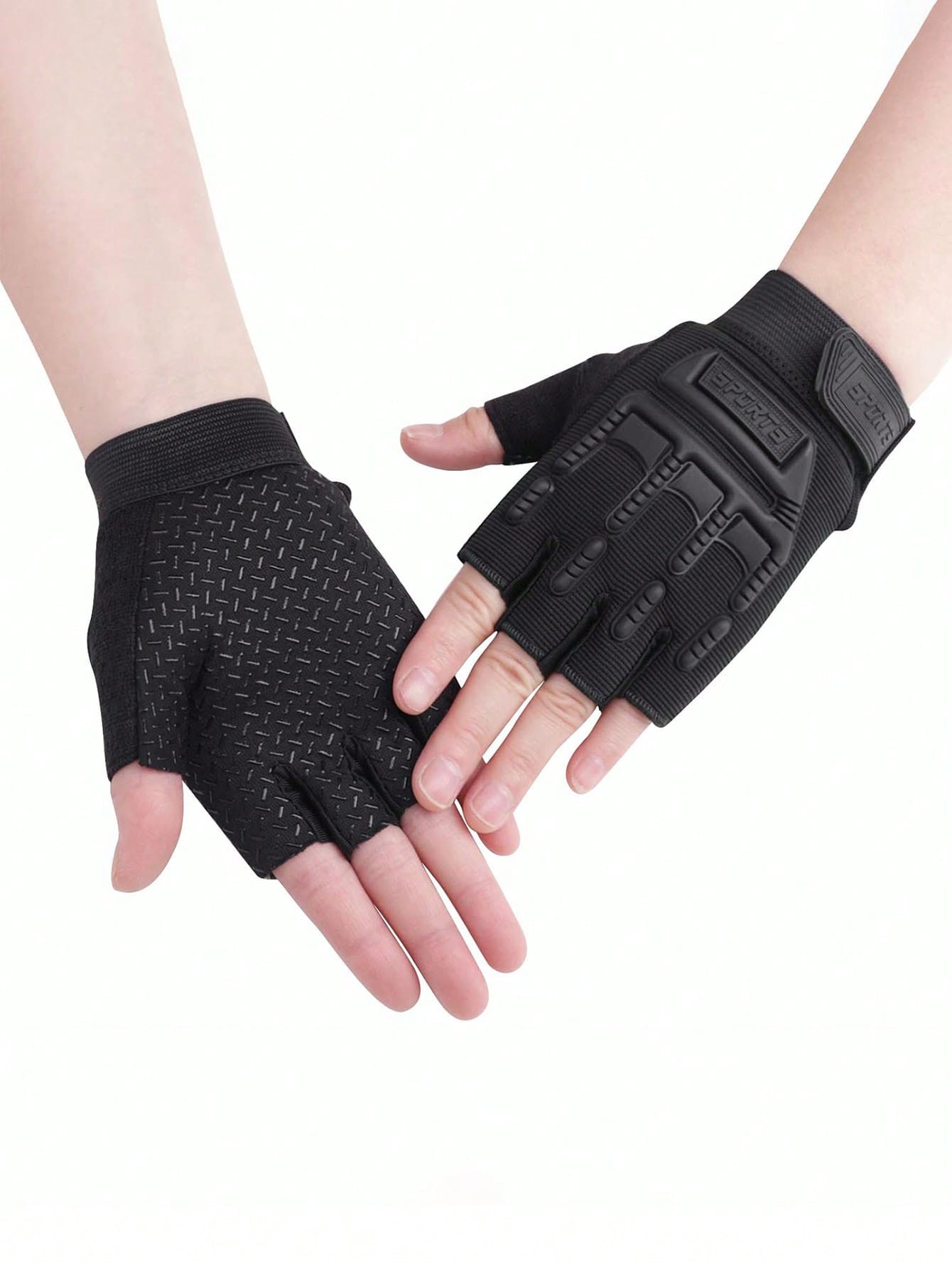 Children's Sports Half-Finger Gloves- For Boys And Girls For Outdoor Cycling, Rock Climbing, Skating And Fishing, Back To School, First Day Of School
