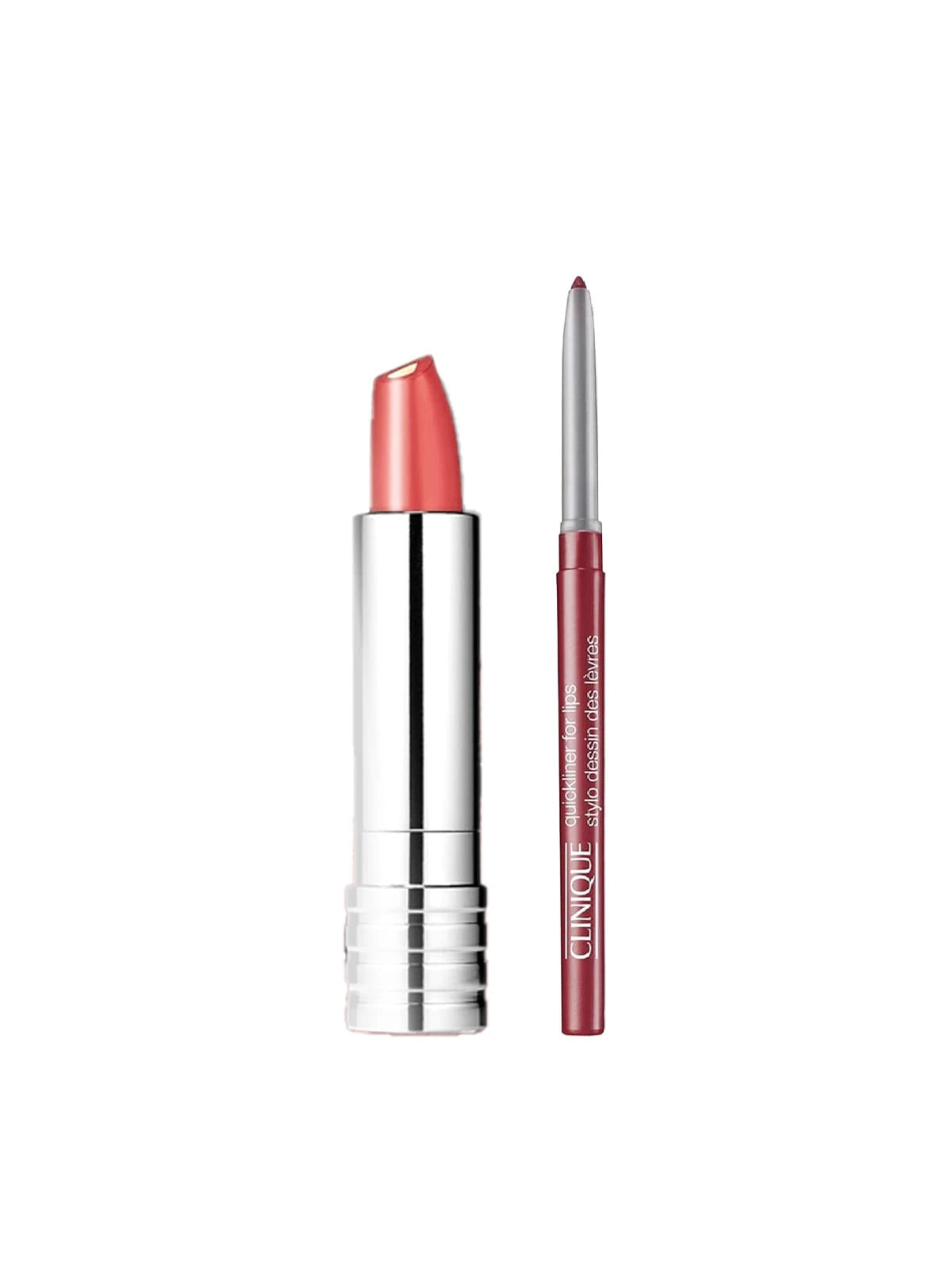 Clinique [Makeup Bundle]Dramatically Different Lipstick Shaping Lip Colour+Quickliner™ For Lips 08 Intense Cosmo 0.1oz/3g+0.01oz/0.26g