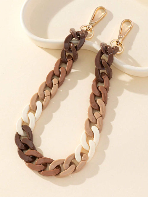 Color Block Strap Part Bag Strap Extension Chain DIY Accessories Replacement Reusable Bag Accessories Handbag Tote Bag Backpack Valentines Key Lanyard