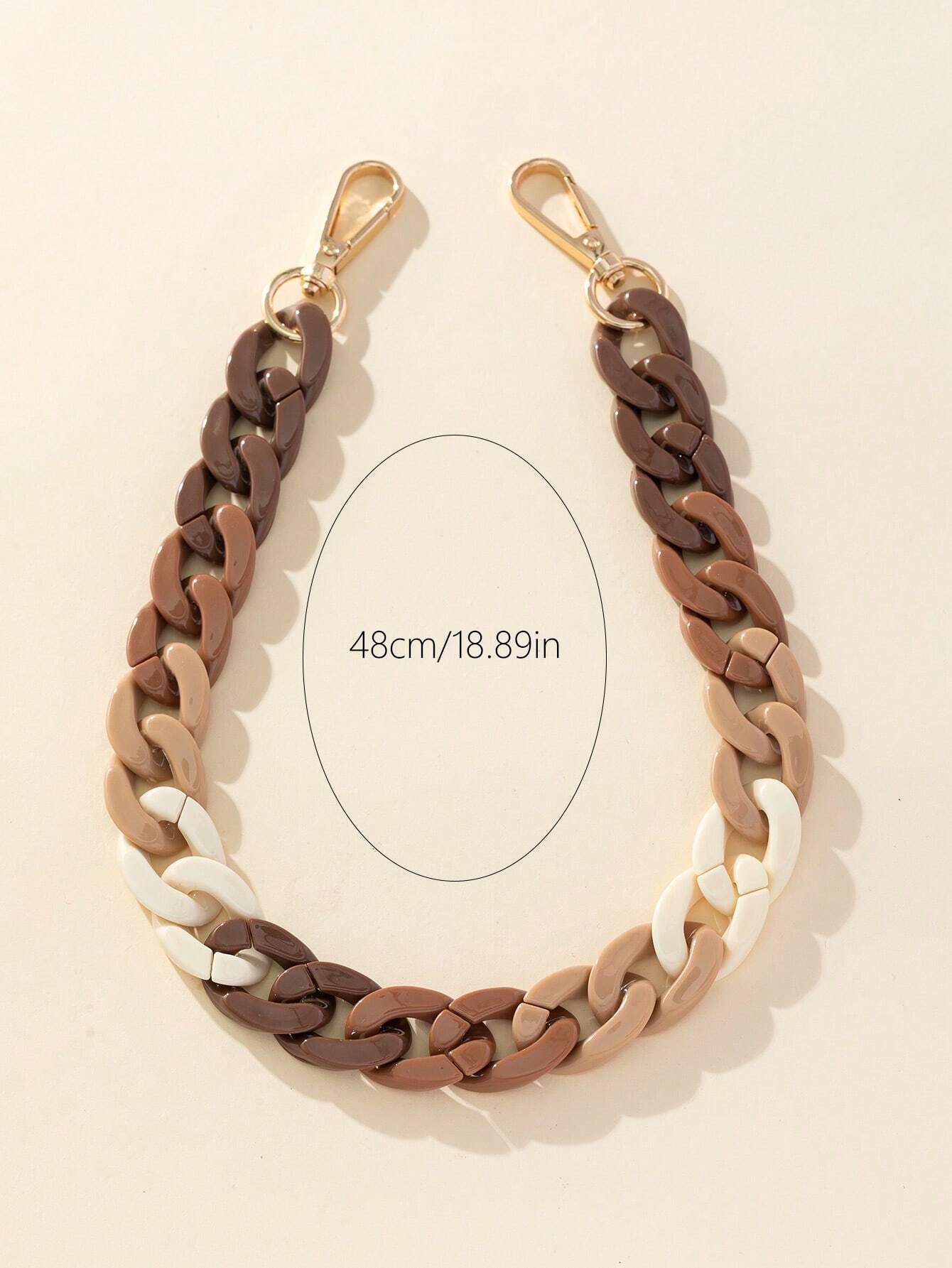 Color Block Strap Part Bag Strap Extension Chain DIY Accessories Replacement Reusable Bag Accessories Handbag Tote Bag Backpack Valentines Key Lanyard