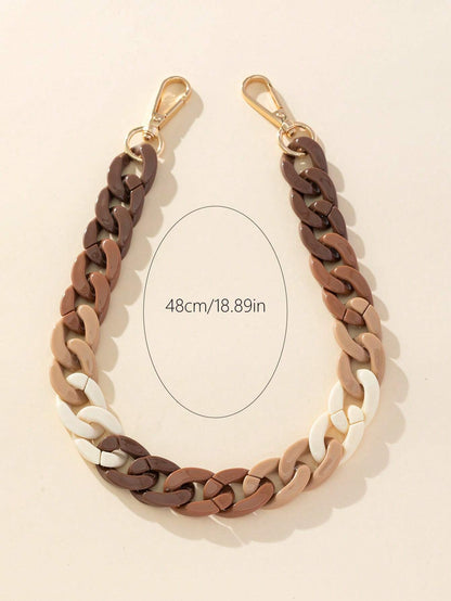 Color Block Strap Part Bag Strap Extension Chain DIY Accessories Replacement Reusable Bag Accessories Handbag Tote Bag Backpack Valentines Key Lanyard