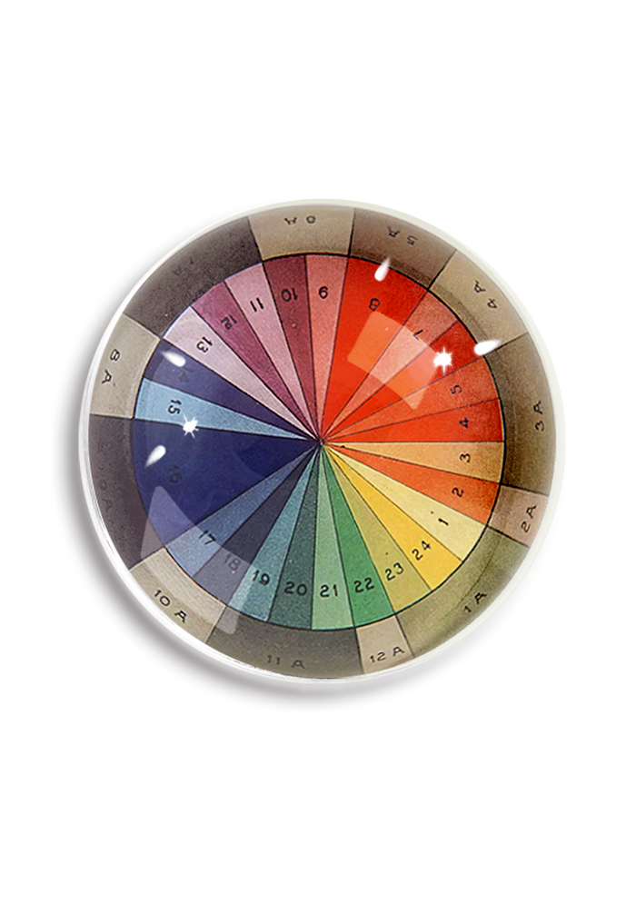 Color Spectrum Study Dome Paperweight - Ben's Garden