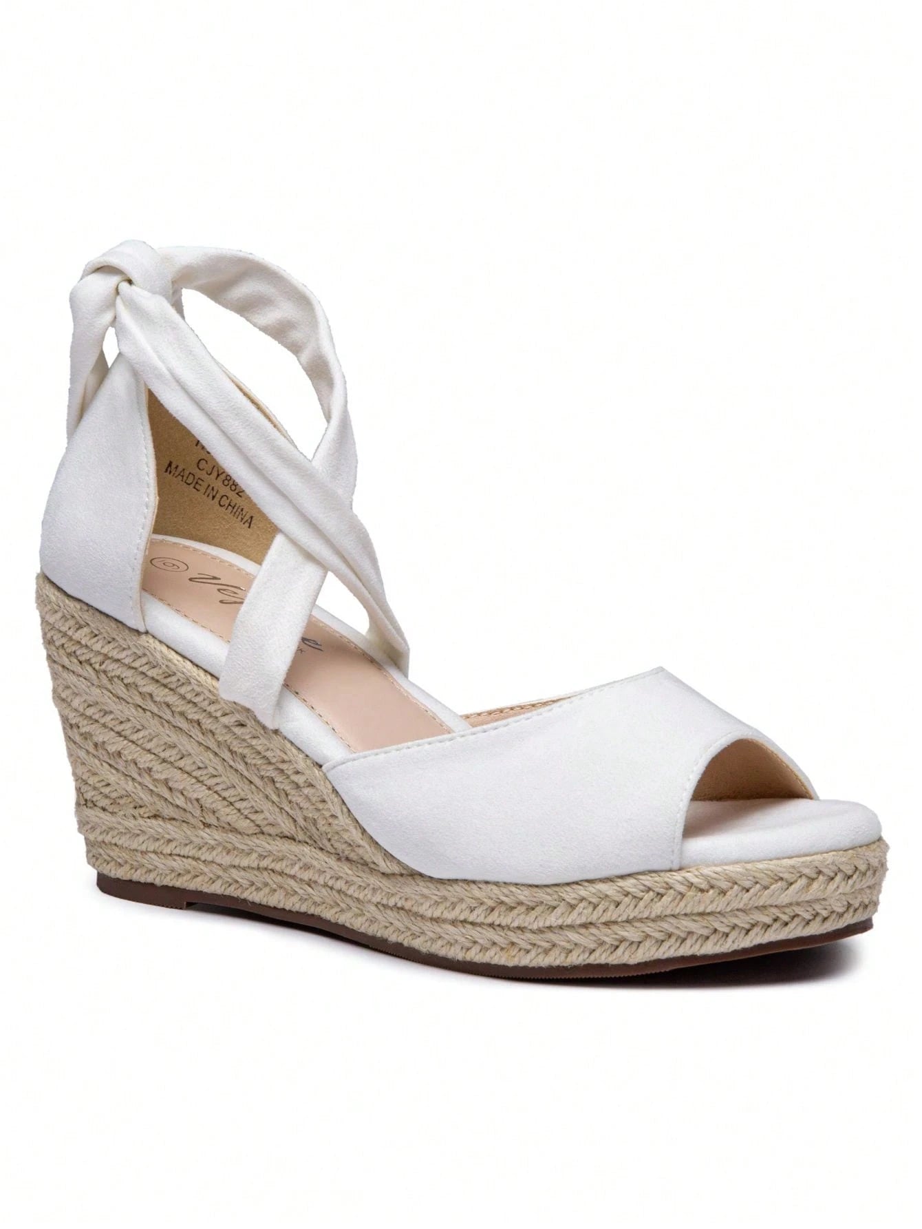 Comfyshoes Women's Rome Open Toe Espadrilles Platform Wedge Sandals